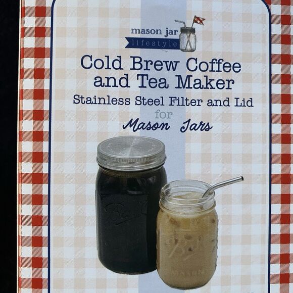 Cold Brew Coffee Maker for Mason Jars - Stainless Steel Iced Coffee. USA. - Picture 4 of 11